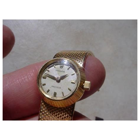 Vintage Beautiful Ladies Rolex Chameleon 18K Gold 